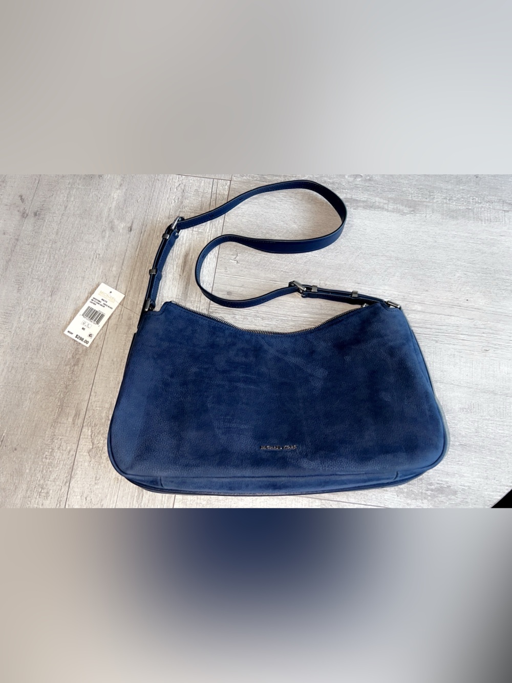 Michael Kors Navy Suede Nolita Shoulder Bag NWT 🔥🔥